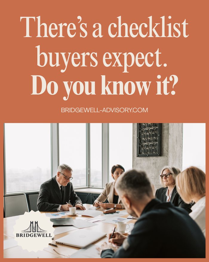 There's a checklist buyers expect