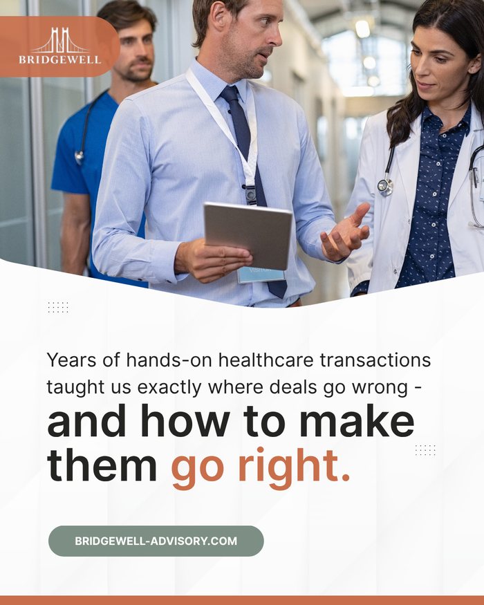 Years of hands-on healthcare transactions