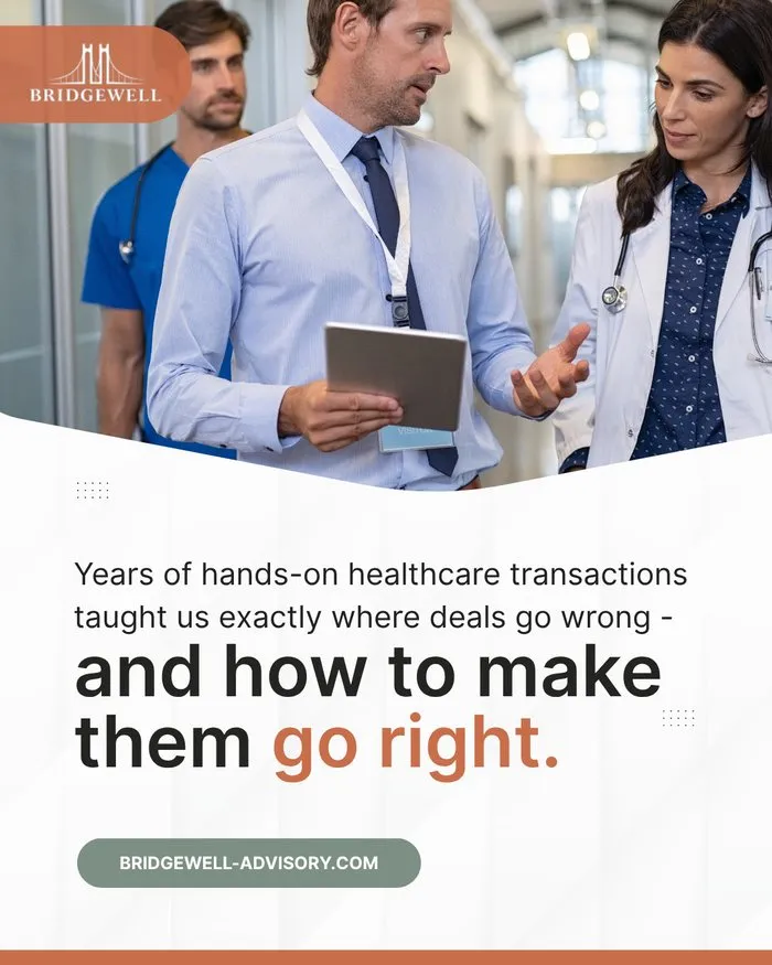Years of Hands-On Healthcare Transactions