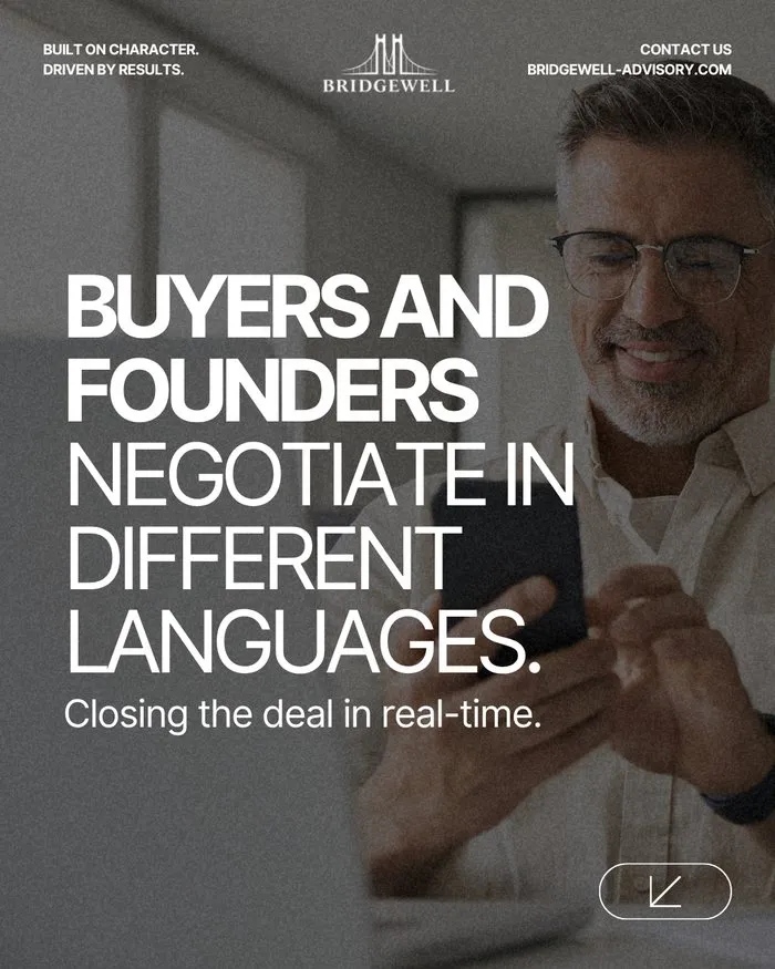 Buyers and Founders Negotiate in Different Languages